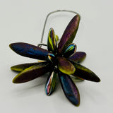 Eileen Earrings in Dark Green Metallic - Surgical Steel