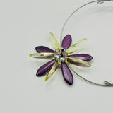 Zoe Bracelet in Purple and Chartreuse