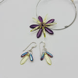 Zoe Bracelet in Purple and Chartreuse