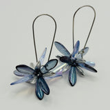 Eileen Earrings in Smoky Blue - Surgical Steel