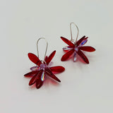 Eileen Earrings in Red