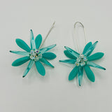 Fleur Earrings in Turquoise