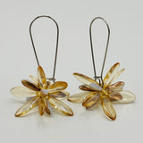 Eileen Earrings in Crystal Cream and Milky Pink - Surgical Steel