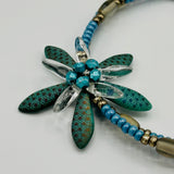 Zoe Beaded Bracelet in Laser Etched Turquoise