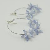 Christine Mia Statement Earrings in Matte Pastel Purple - Sterling Silver