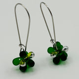 Tami Earrings in Mix Greens - Surgical Steel