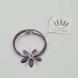Zoe Beaded Bracelet in Purple Shades