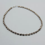 Nora Necklace in Asymmetrical Beige Pearl