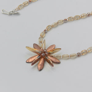 Elizabeth Beaded Necklace in Gold