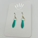 Jane Earrings in Turquoise - Sterling Silver