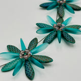 Anna Necklace in Laser Etched Turquoise