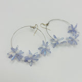 Christine Mia Statement Earrings in Matte Pastel Purple - Sterling Silver