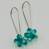 Tami Earrings in Shiny Turquoise - Surgical Steel