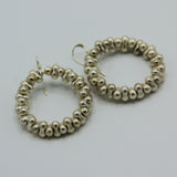Hannah Earrings in Shiny White Gold