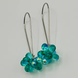 Tami Earrings in Shiny Turquoise - Surgical Steel