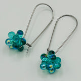 Tami Earrings in Shiny Turquoise - Surgical Steel