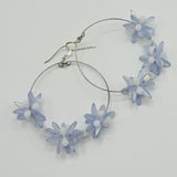 Christine Mia Statement Earrings in Matte Pastel Purple - Sterling Silver