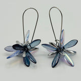 Eileen Earrings in Smoky Blue - Surgical Steel