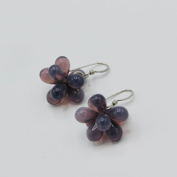 Tracy Earrings in Milky Purple