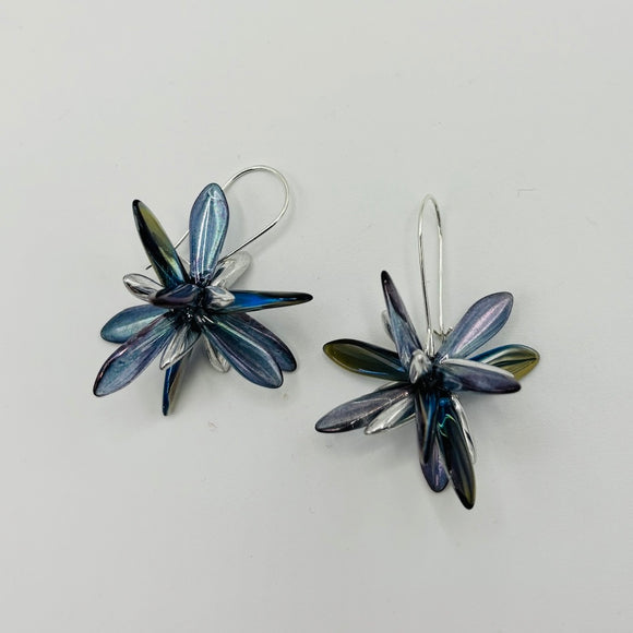 Eileen Earrings in Smoky Blue