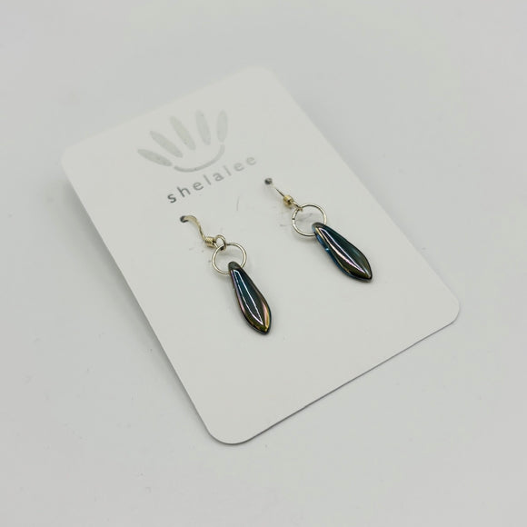 Jane Earrings in Smoky Blue
