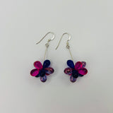 Tracy Earrings in Purple and Pink