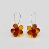 Tracy Earrings in Matte Honey Yellow