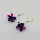 Tracy Earrings in Purple and Pink