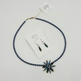 Jane Earrings in Smoky Blue