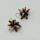 Mia Earrings in Soft Gold Purple