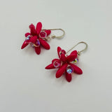 Mia Earrings in Hot Pink