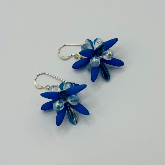 Mia Earrings in Neon Blue