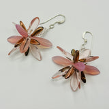 Laura Earrings in Pink and Gold - Sterling Silver (Copy)
