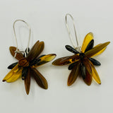 Eileen Earrings in Dark Beige and Opaque