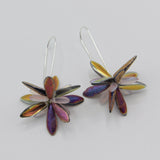 Eileen Earrings in Multicolor with Pink Accent