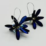 Eileen Earrings in Midnight Blue