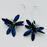 Eileen Earrings in Midnight Blue