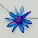 Elizabeth Necklace in Royal Blue with Magenta