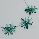 Anna Necklace in Turquoise and Silver Accent