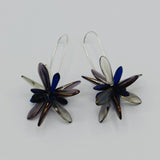 Eileen Earrings in Gray and Purple