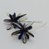 Eileen Earrings in Gray and Purple
