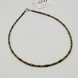 Kylie Necklace in Gold and Iris