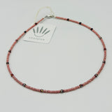 Kylie Necklace in Rose Gold and Mutlicolor