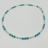 Kylie Necklace in Turquoise Triplets