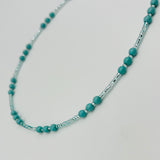 Kylie Necklace in Turquoise Triplets