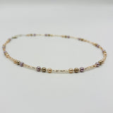 Kylie Necklace in Three Shades of Pearl