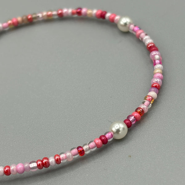 Purple And Pink Beaded Lariat, 63 Inches Of Beaded 'Rope', Wrap Around  Necklace Lariat, Gift Idea - Crafter's Market UK