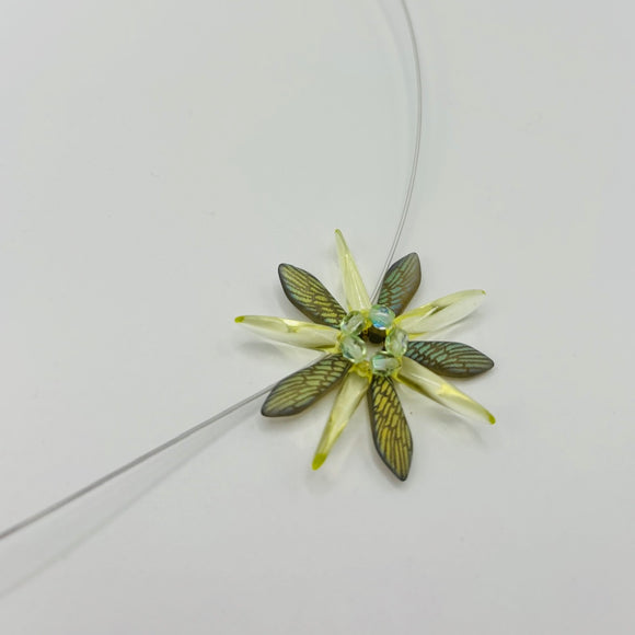 Elizabeth Necklace in Luminous Laser Etched Gray