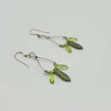 Janet Maxi Earrings in Luminous Laser Etched Gray