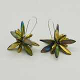 Eileen Earrings in Matte Gold and Pastel Multicolor